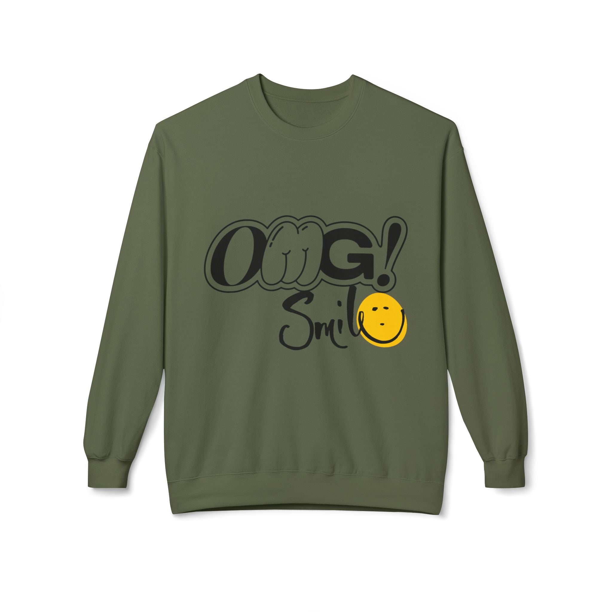 OMG!Smile Softstyle  Crewneck Sweatshirt