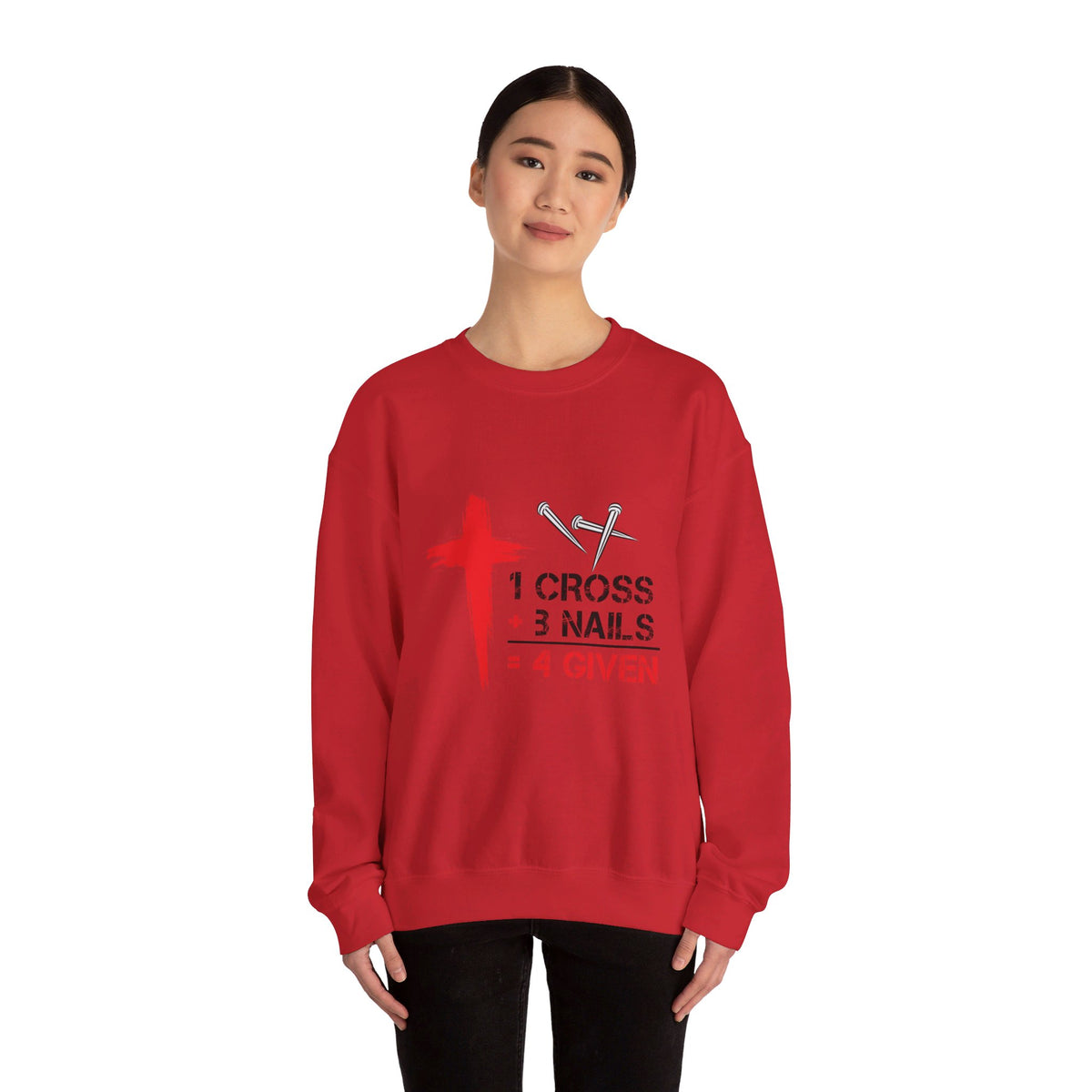 RCNSONS 1 Cross 3 Nails 4 Given Unisex Sweatshirt