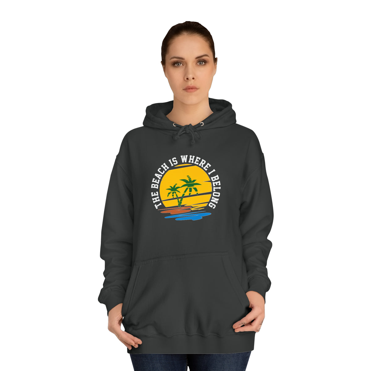 The Beach Is Where I Belong Unisex Hoodie