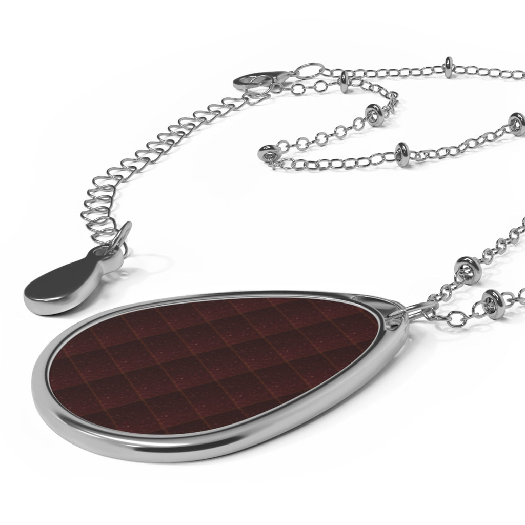 Elegant Oval Necklace, Dainty Jewelry, Gift for Her, Minimalist Pendant, Layering Necklace, Everyday Accessory Printify