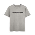Men's Acid Washed Oversized Tee, Touchdown Graphic Shirt, Casual Style Tee, Gifts for Football Fans, Streetwear Essential
