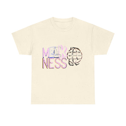 Unisex Heavy Cotton Tee - 'MEEKNESS' Graphic Shirt for Casual Wear