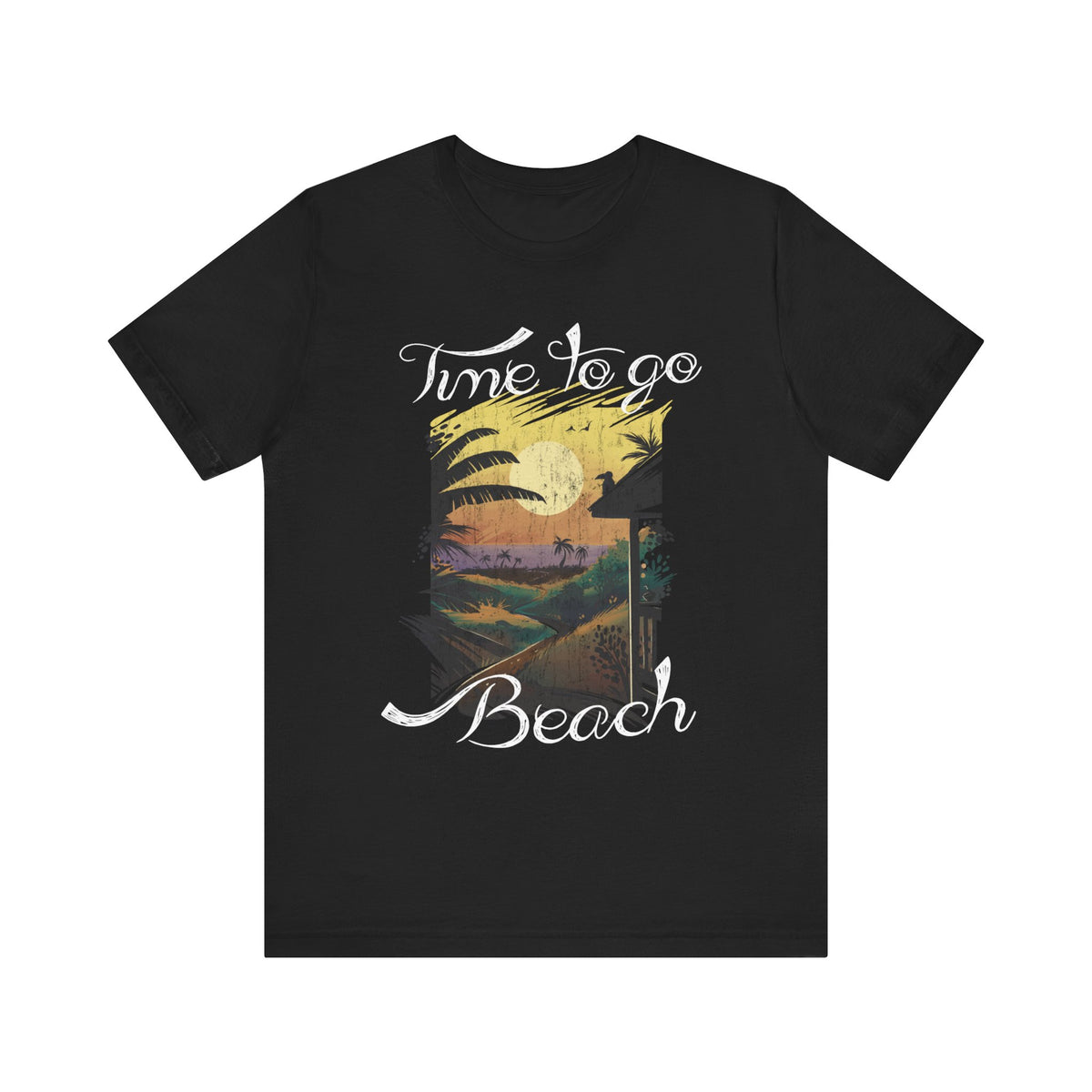 Il est temps d’aller à la plage Tee-shirt unisexe 