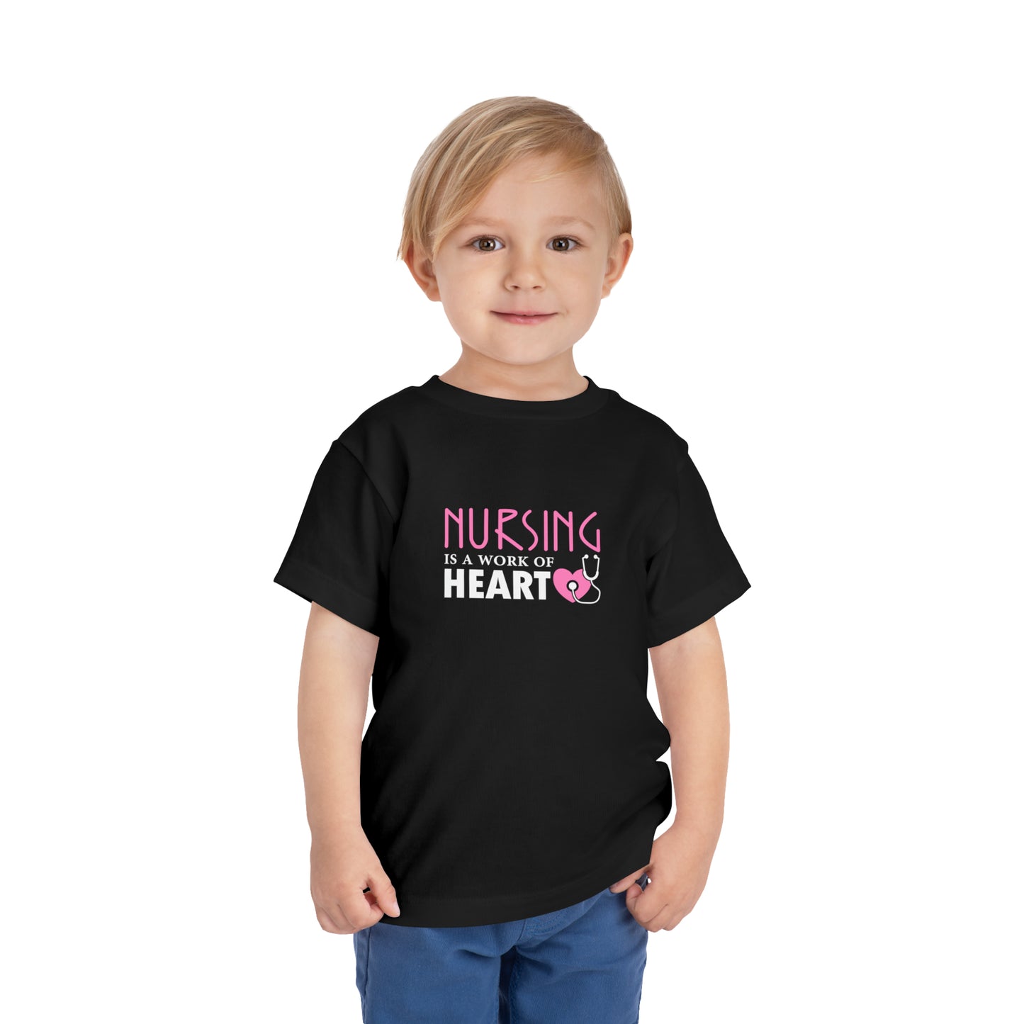 Nursing Is A Way Of Heart Toddler Tee