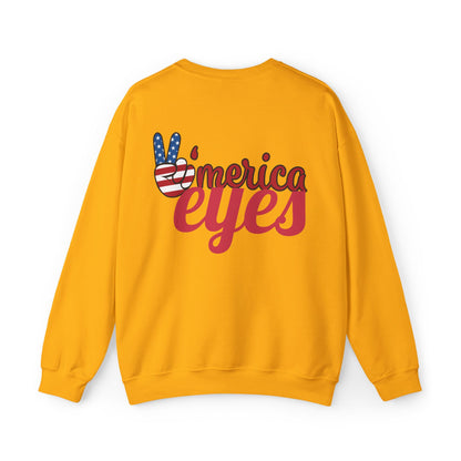 America Eyes Sweatshirt: Unisex, Heavy blend