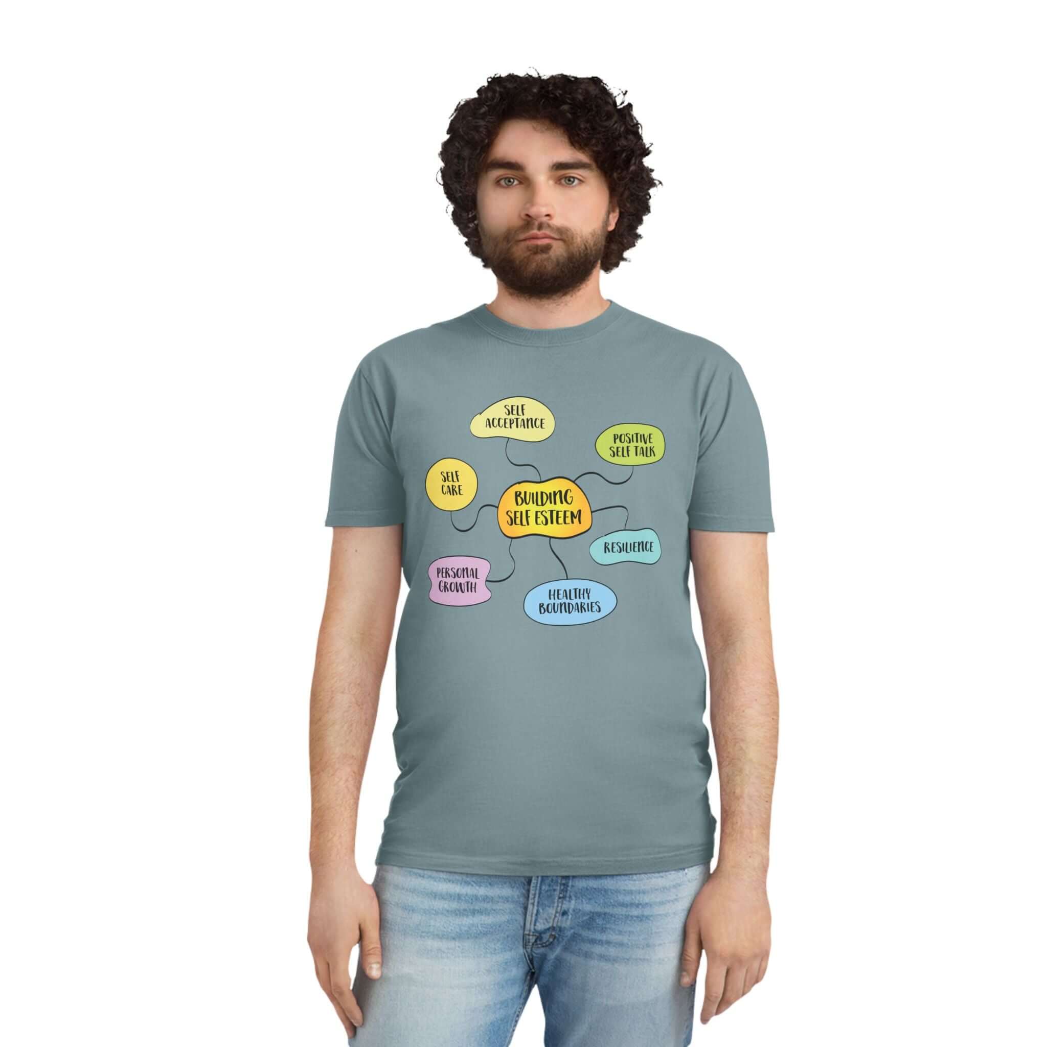 Faded Shirt - Building Self-Esteem Graphic Tee