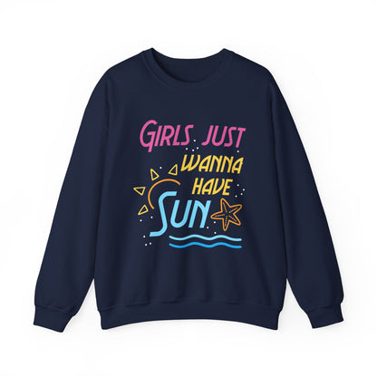 Les filles veulent juste avoir le sweat-shirt unisexe Sun 