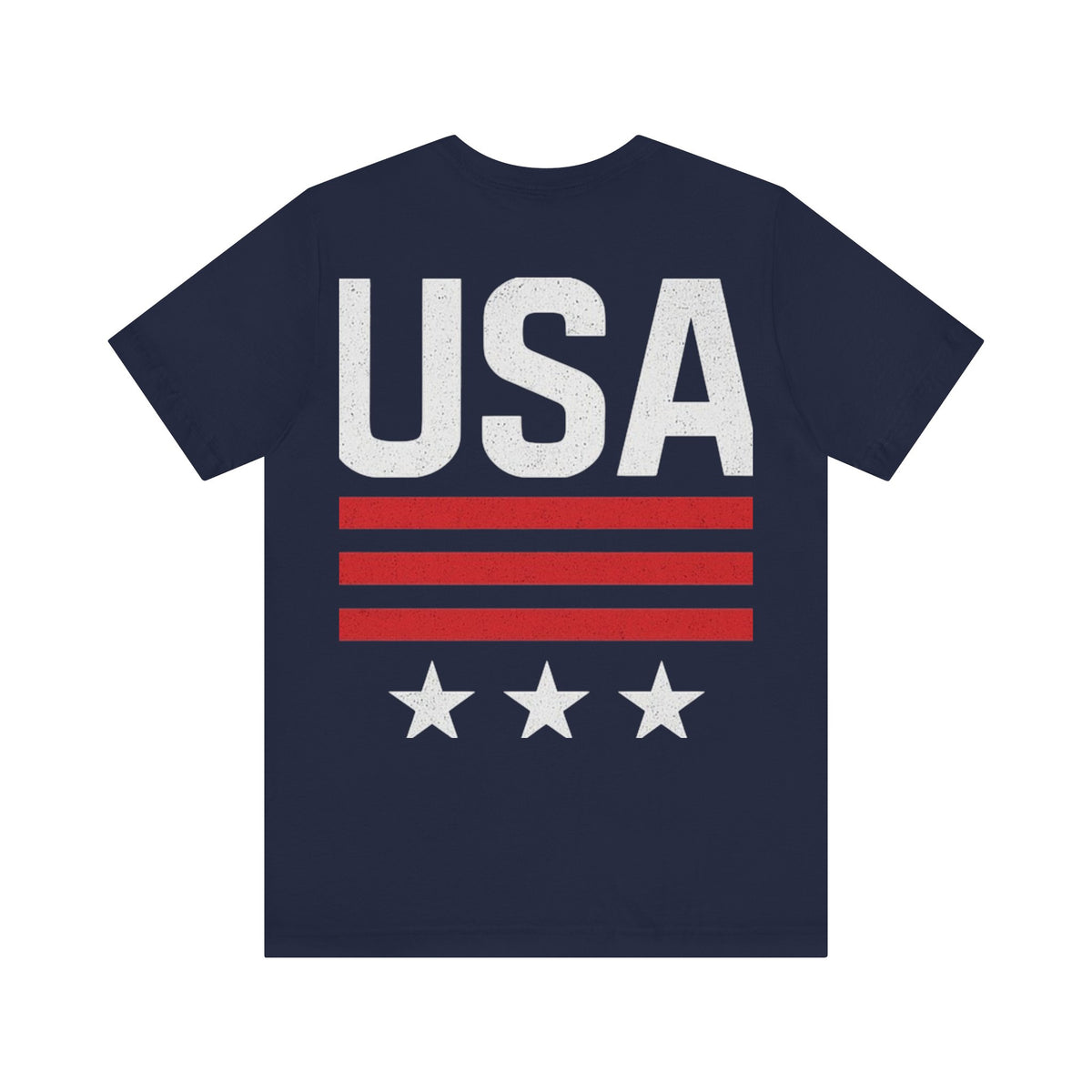 Patriotic USA Tee, Unisex Short Sleeve T-Shirt, July 4th Celebration Shirt, American Pride Apparel, Casual Summer Wear, Gift for Patriot