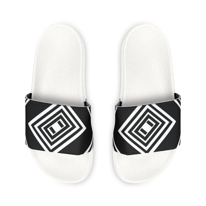 Sandals - Men's Stylish Removable-Strap Sandals with Geometric Design