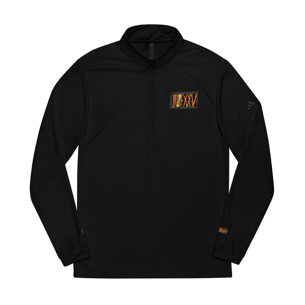 Quarter-Zip Pullover Embroidered with MMXXV Design - Sweatshirt