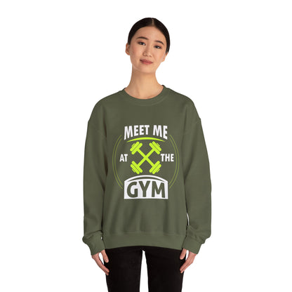 Rencontrez-moi au sweat-shirt unisexe du gymnase 