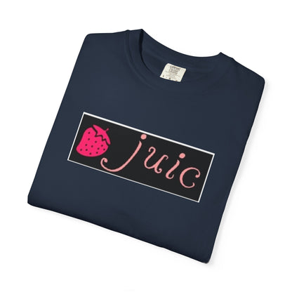 Strawberry JUIC Unisex T-Shirt, Cute Graphic Tee, Summer Apparel, Gift for Fruit Lovers, Trendy Fashion, Casual Wear