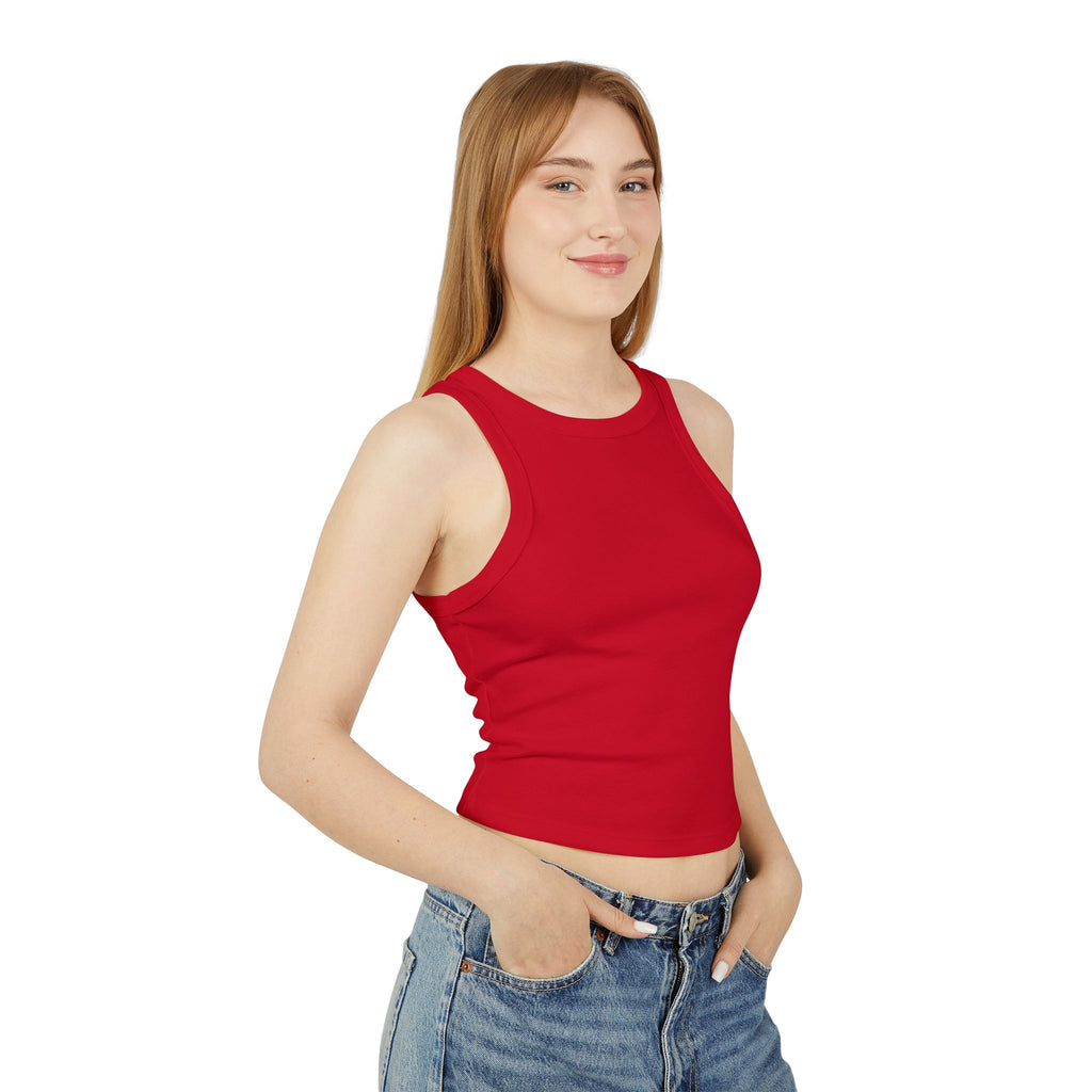 Women's day walk Micro Rib Racer Tank Top