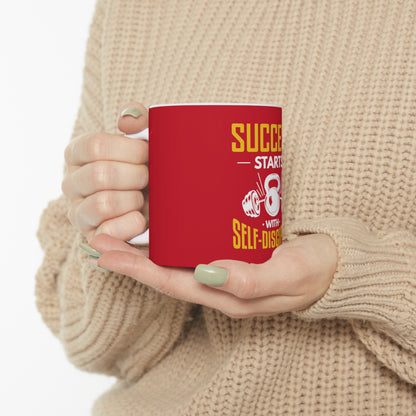 Success Starts With Self-Discipline Mug