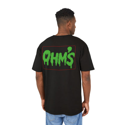 T-Shirt Olm’s Mann Acid Washed Heavy Oversize Tee for Men
