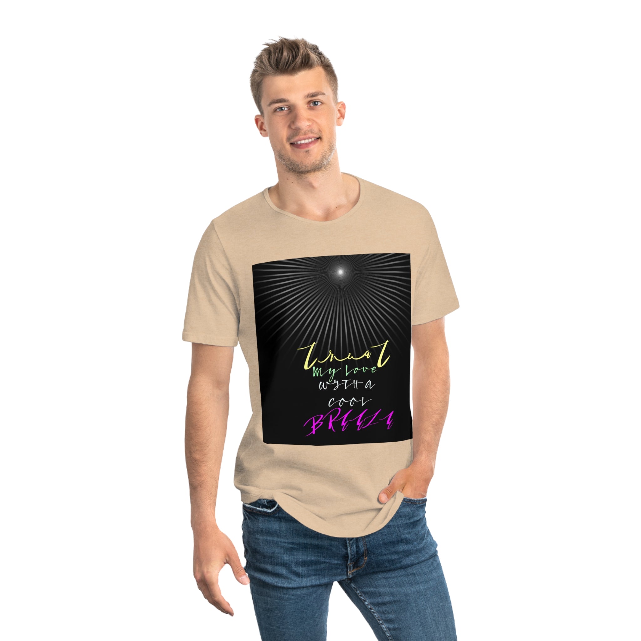 Men's Jersey Curved Hem Tee