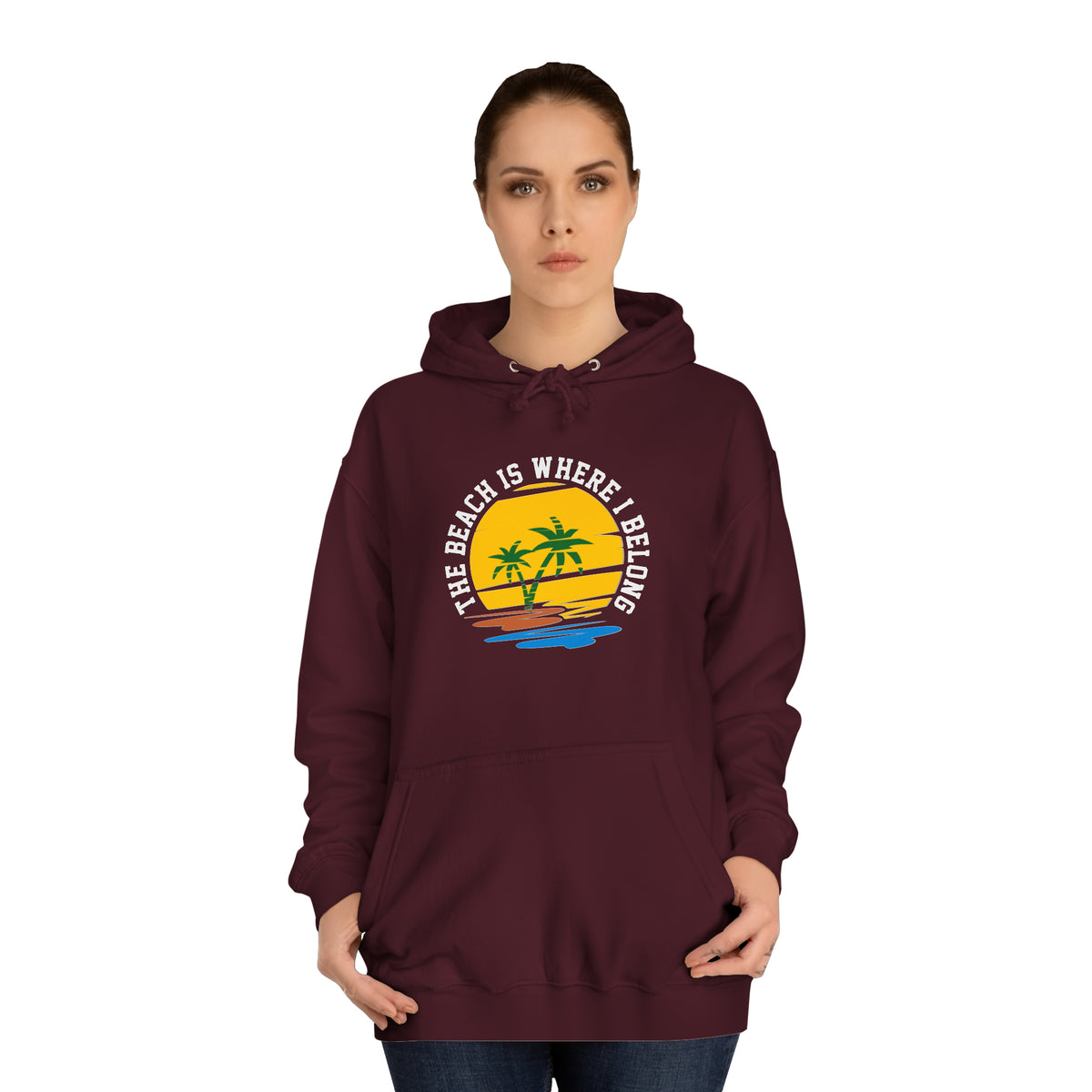 The Beach Is Where I Belong Unisex Hoodie
