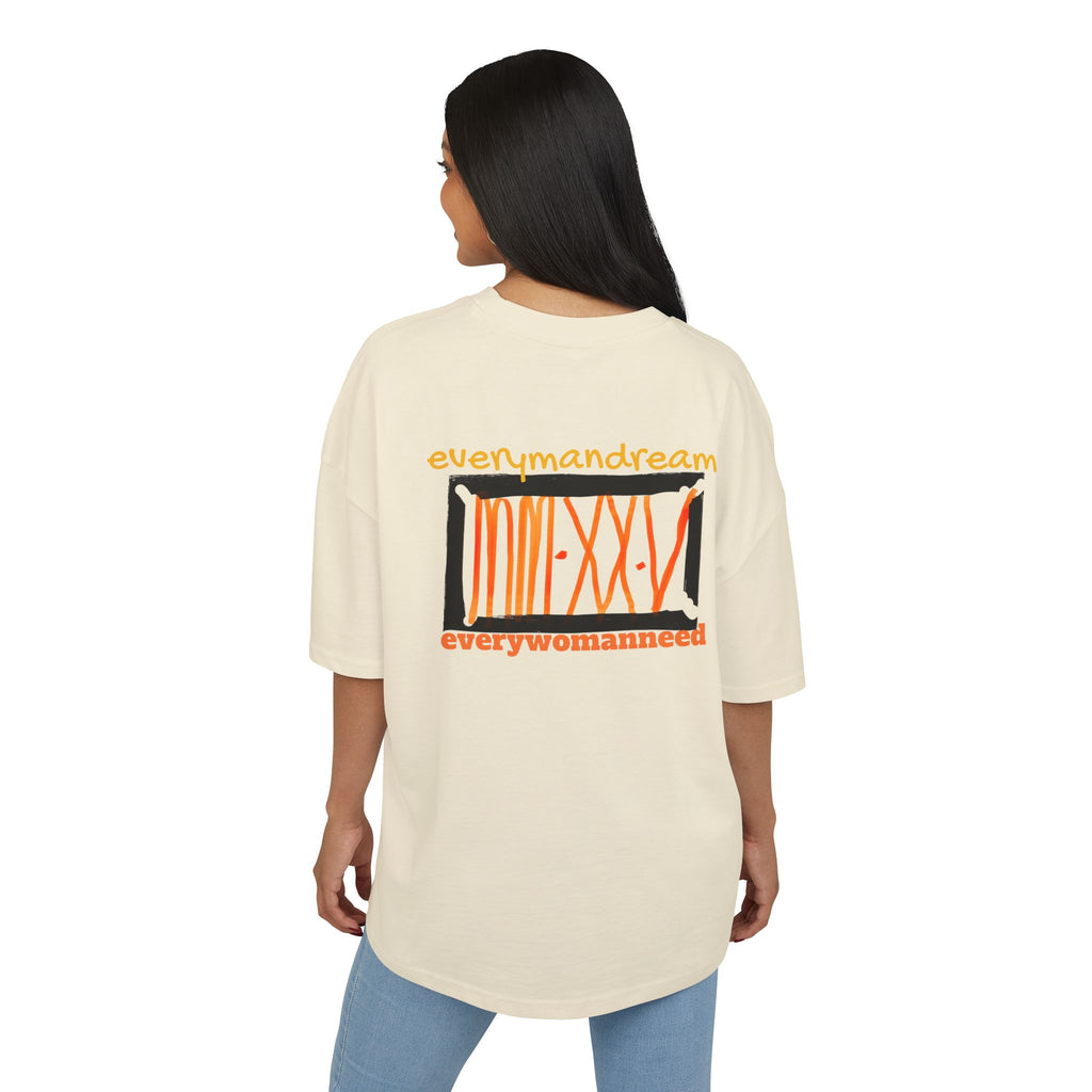 Everyman Dream Unisex Box Tee - Soft Cotton Graphic T-Shirt for Casual Style