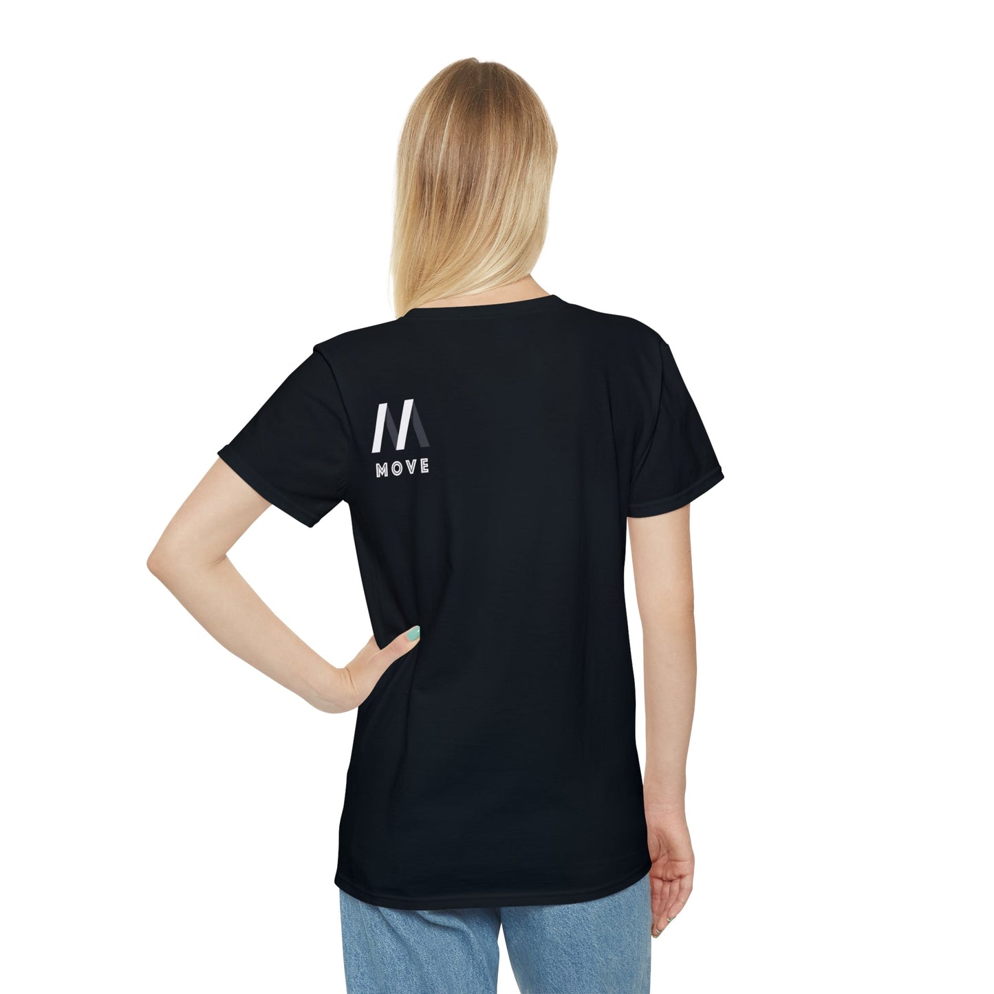 Unisex Move Graphic T-Shirt, Comfortable Casual Tee, Trendy Apparel for Everyday Wear, Gift for Fitness Enthusiasts, Stylish Wardrobe Staple Printify