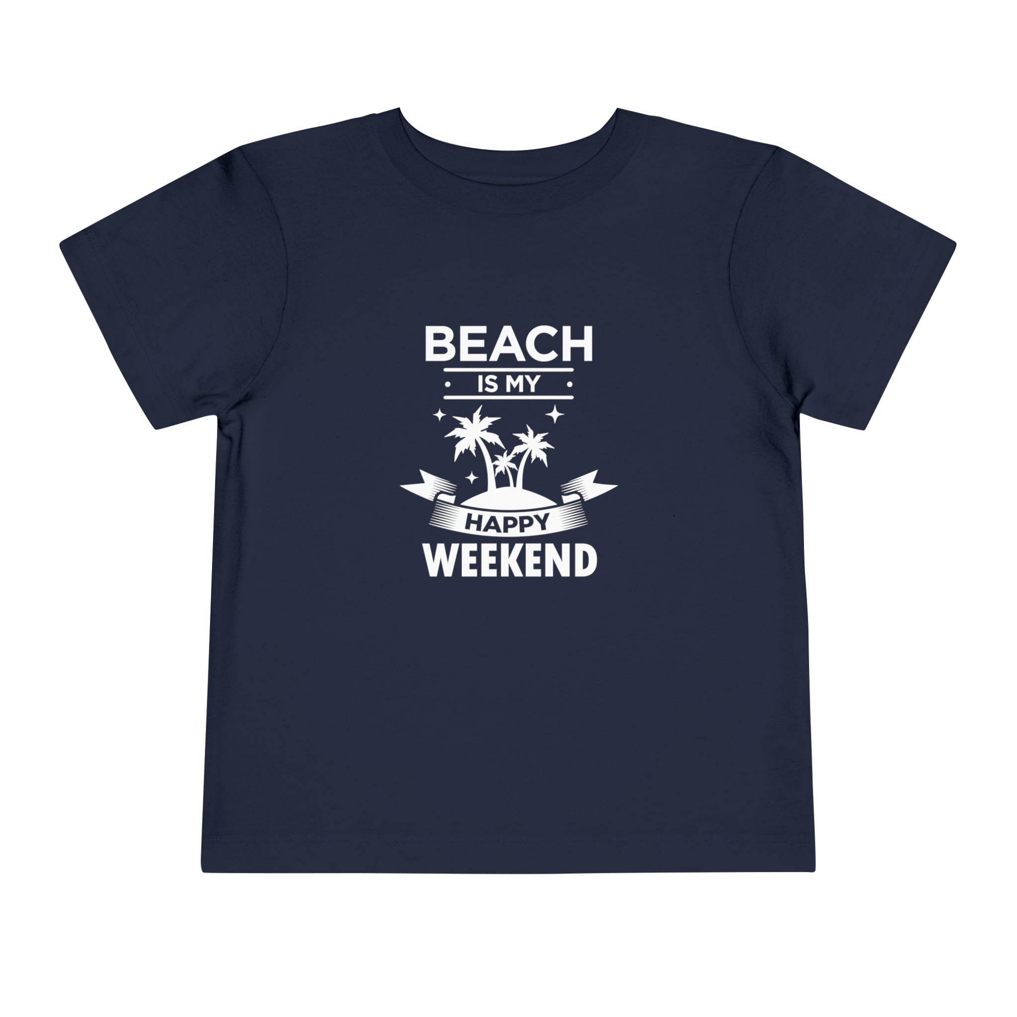 La plage est mon tee-shirt pour tout-petits Happy Weekend 