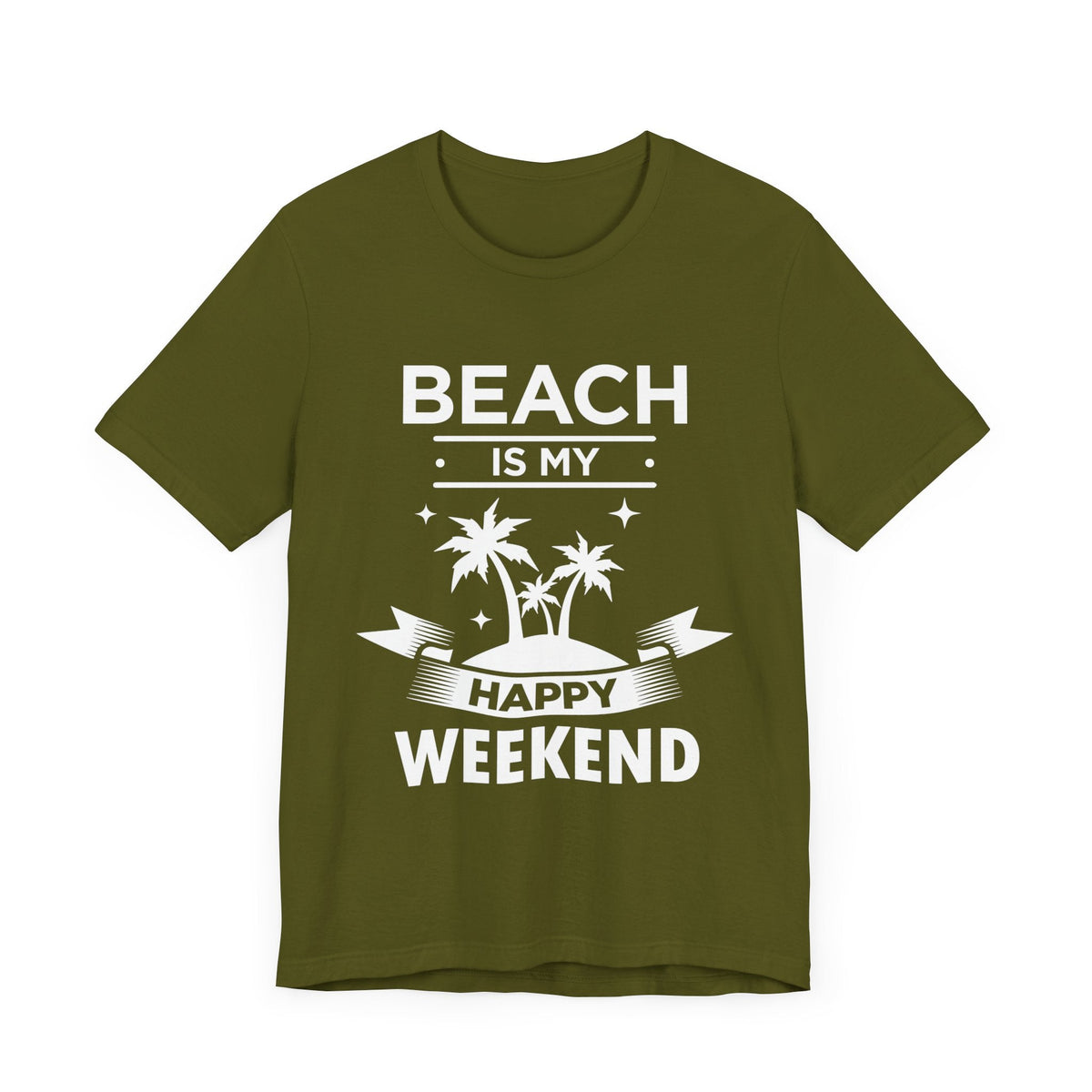 Beach Is My Happy Weekend Unisex Tee Printify