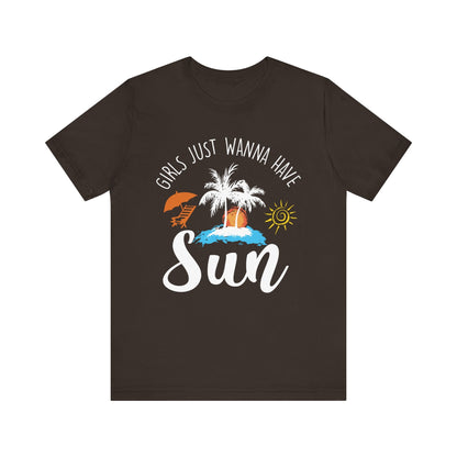 Girls Just Wanna Have Sun Unisex Tee Printify