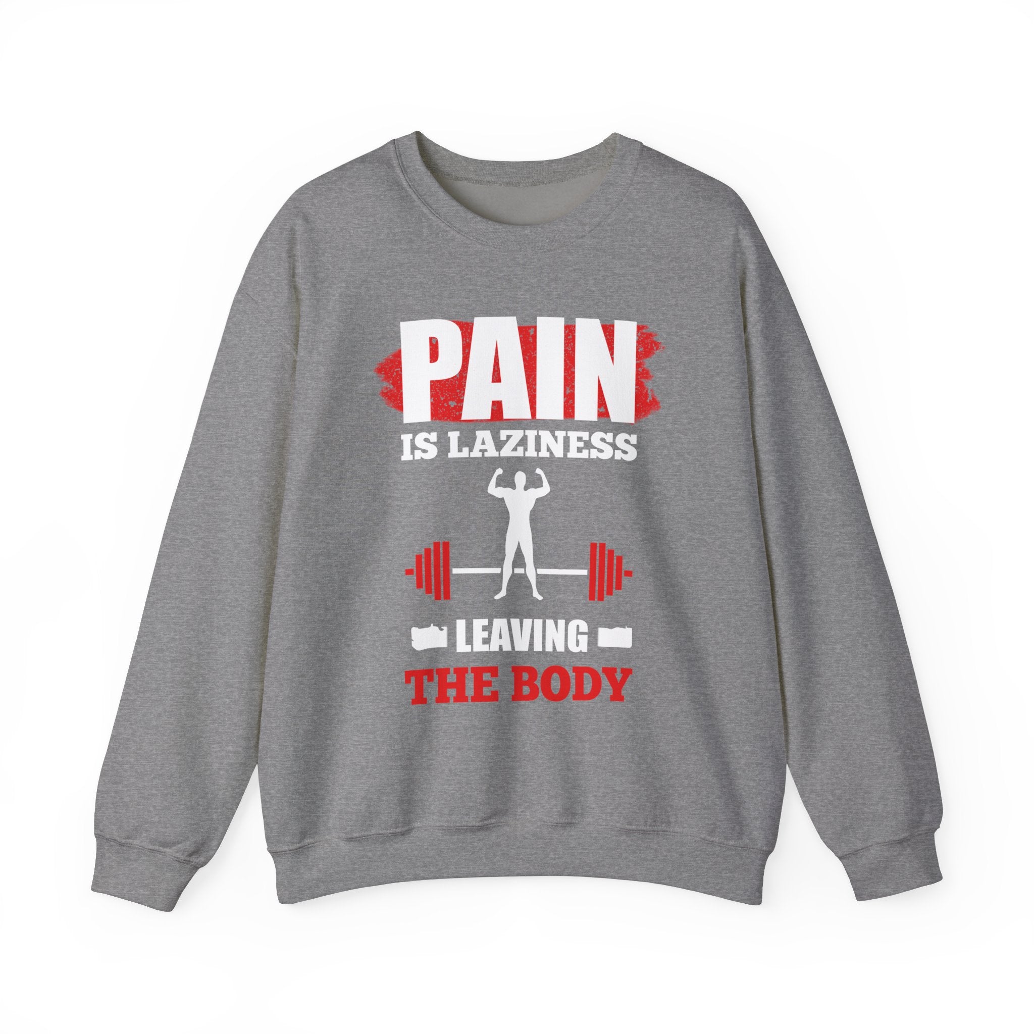La douleur est la paresse Sweat-shirt unisexe 
