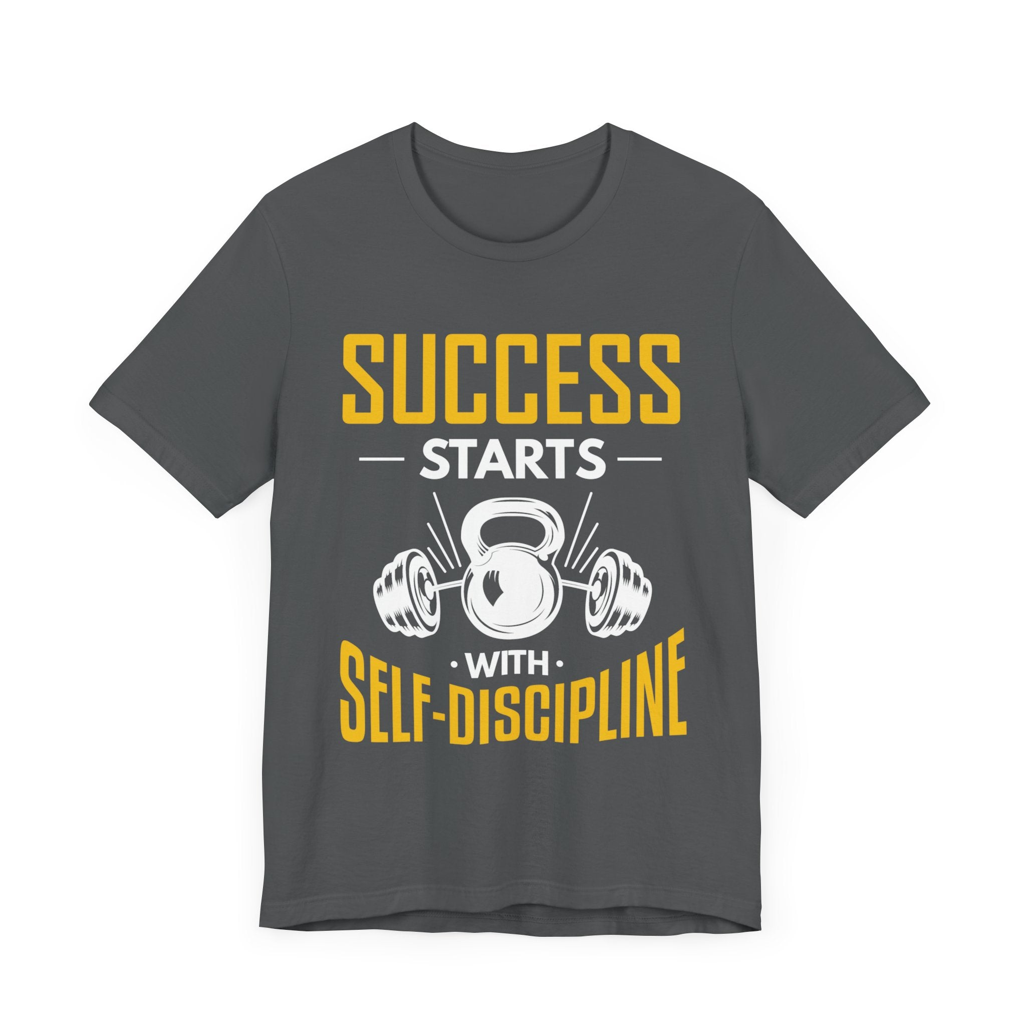 Le succès commence par le tee-shirt unisexe d’autodiscipline 