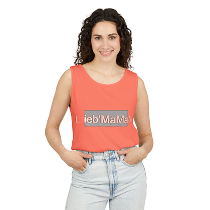 Lieb'MaMan Unisex Garment-Dyed Tank Top - Stylish and Comfortable Summer Wear
