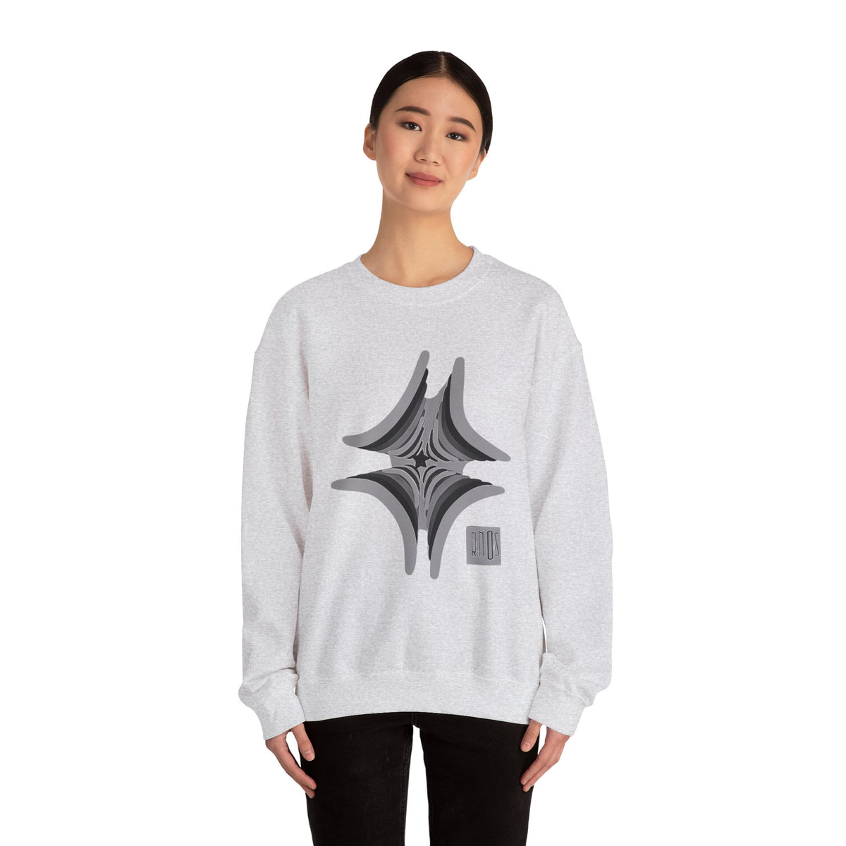 Unisex Heavy Crewneck Sweatshirt-Pyramid