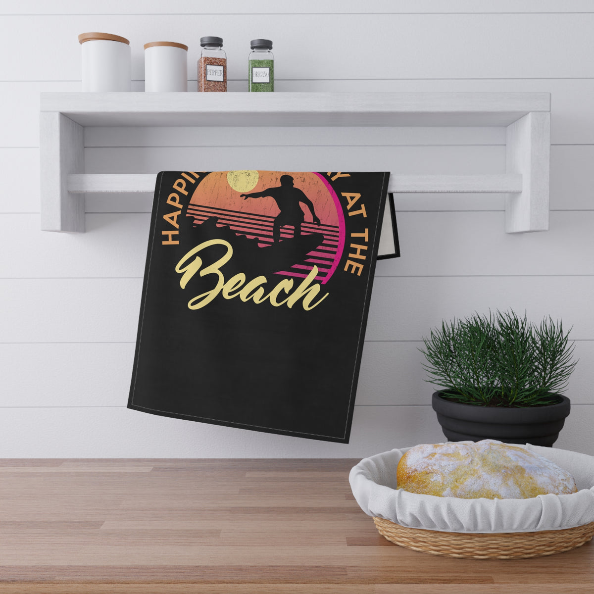 Happiness Is A Day At The Beach Towel