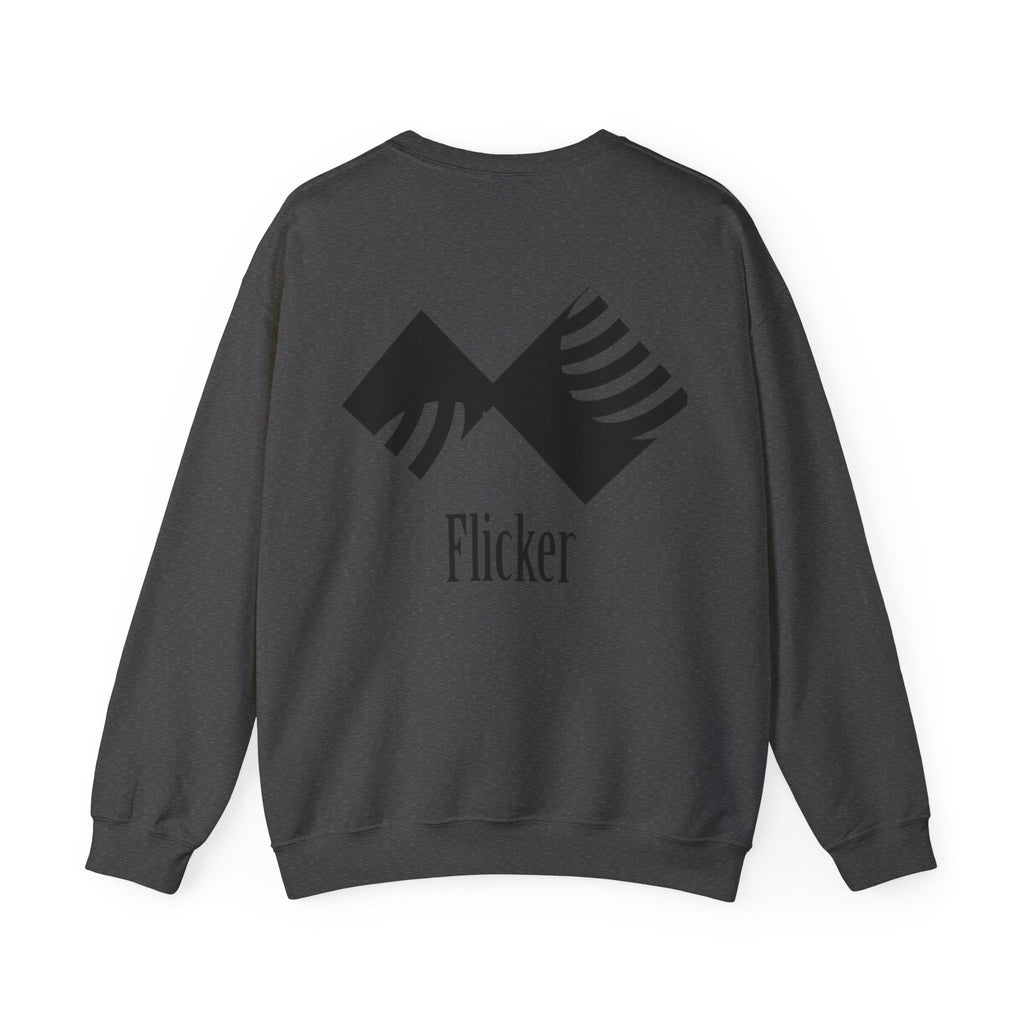 Flicker Unisex Heavy Blend Crewneck Sweatshirt - Cozy and Stylish