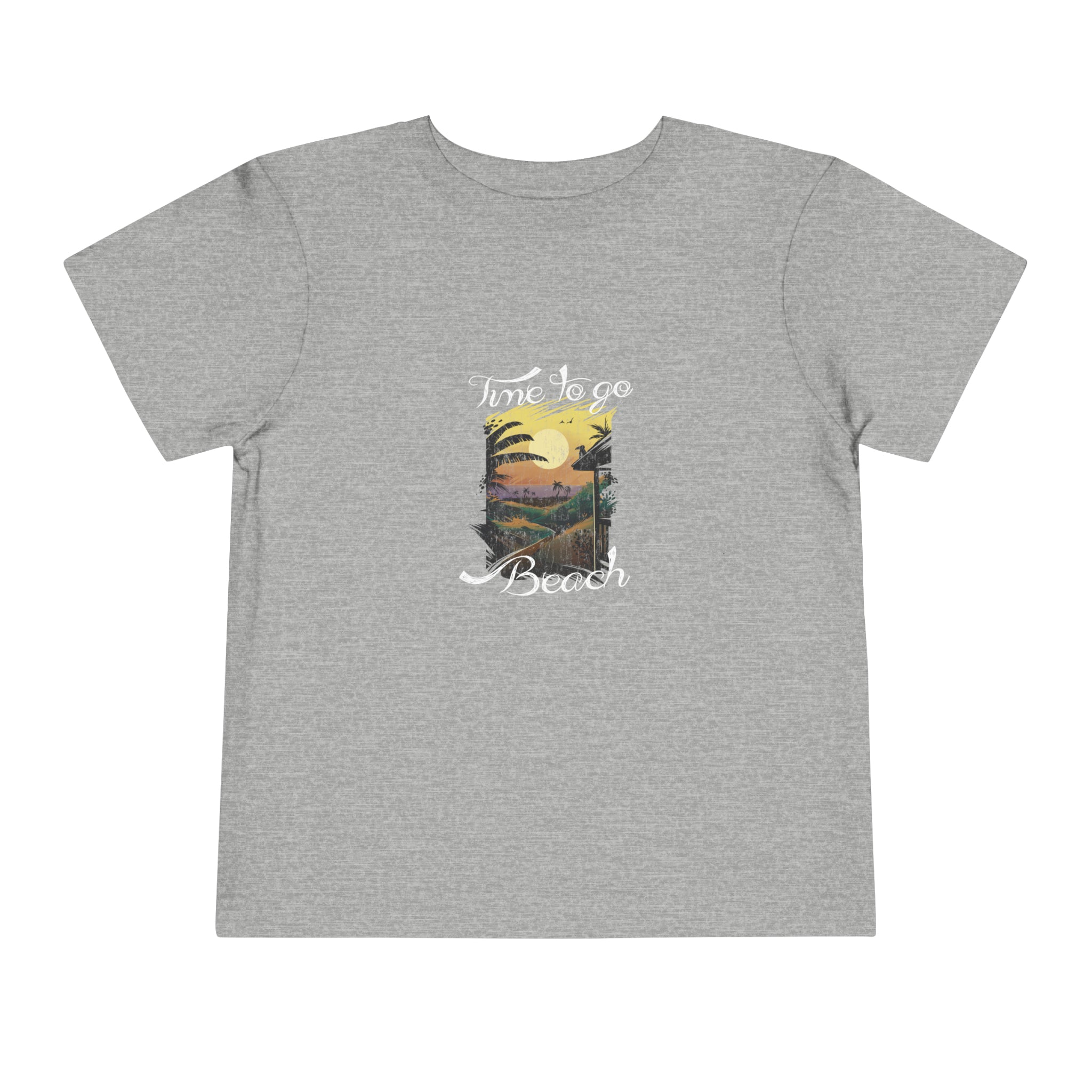 T-shirt pour tout-petits Time To Go Beach 