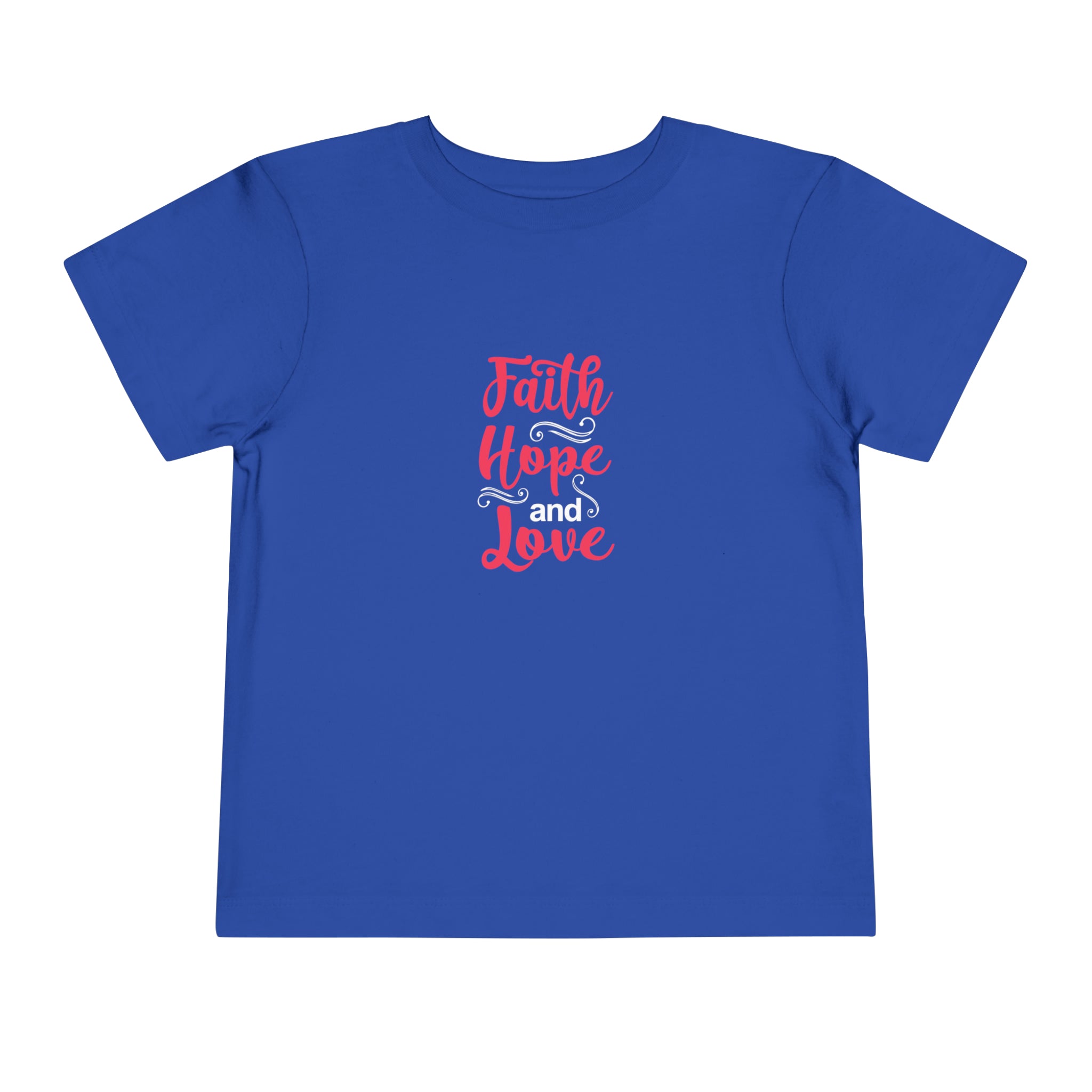 T-shirt pour tout-petits Faith Hope And Love 