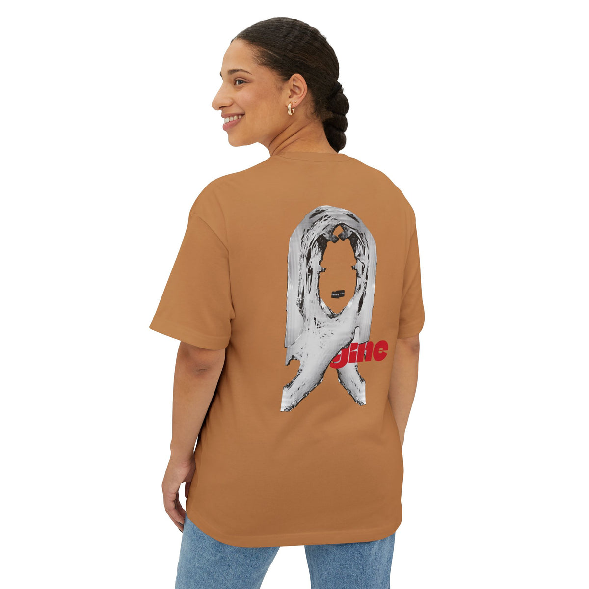 Oversized Boxy Tee - Unique Gine Design