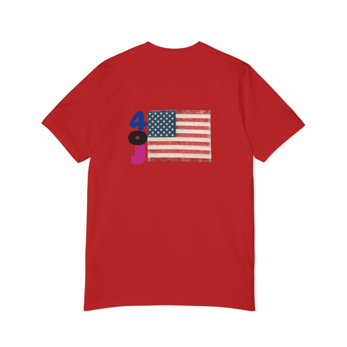 USA Flag Short-Sleeve T-Shirt, Patriotic Tee for Independence Day, Casual Wear, Gift for Veterans, Summer Style