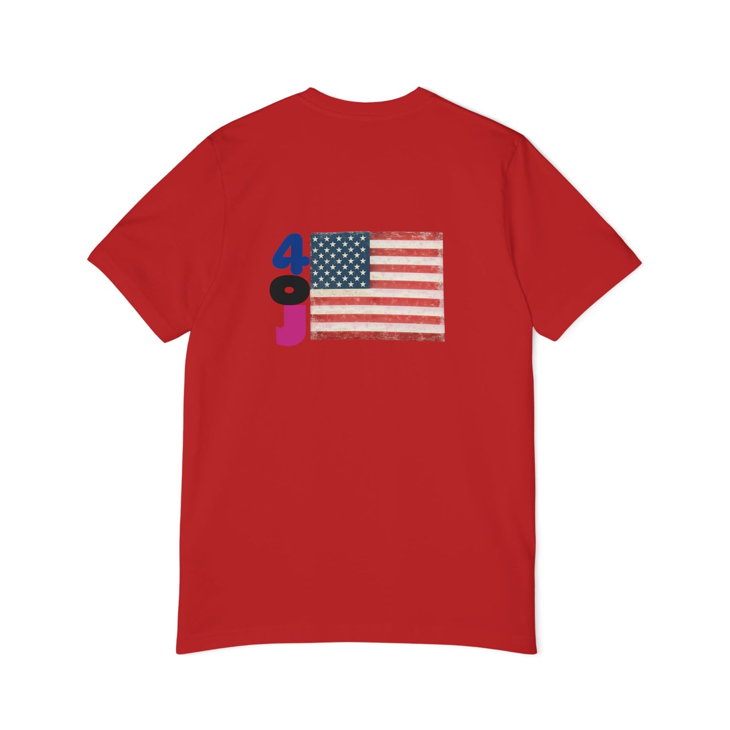 USA Flag Short-Sleeve T-Shirt, Patriotic Tee for Independence Day, Casual Wear, Gift for Veterans, Summer Style