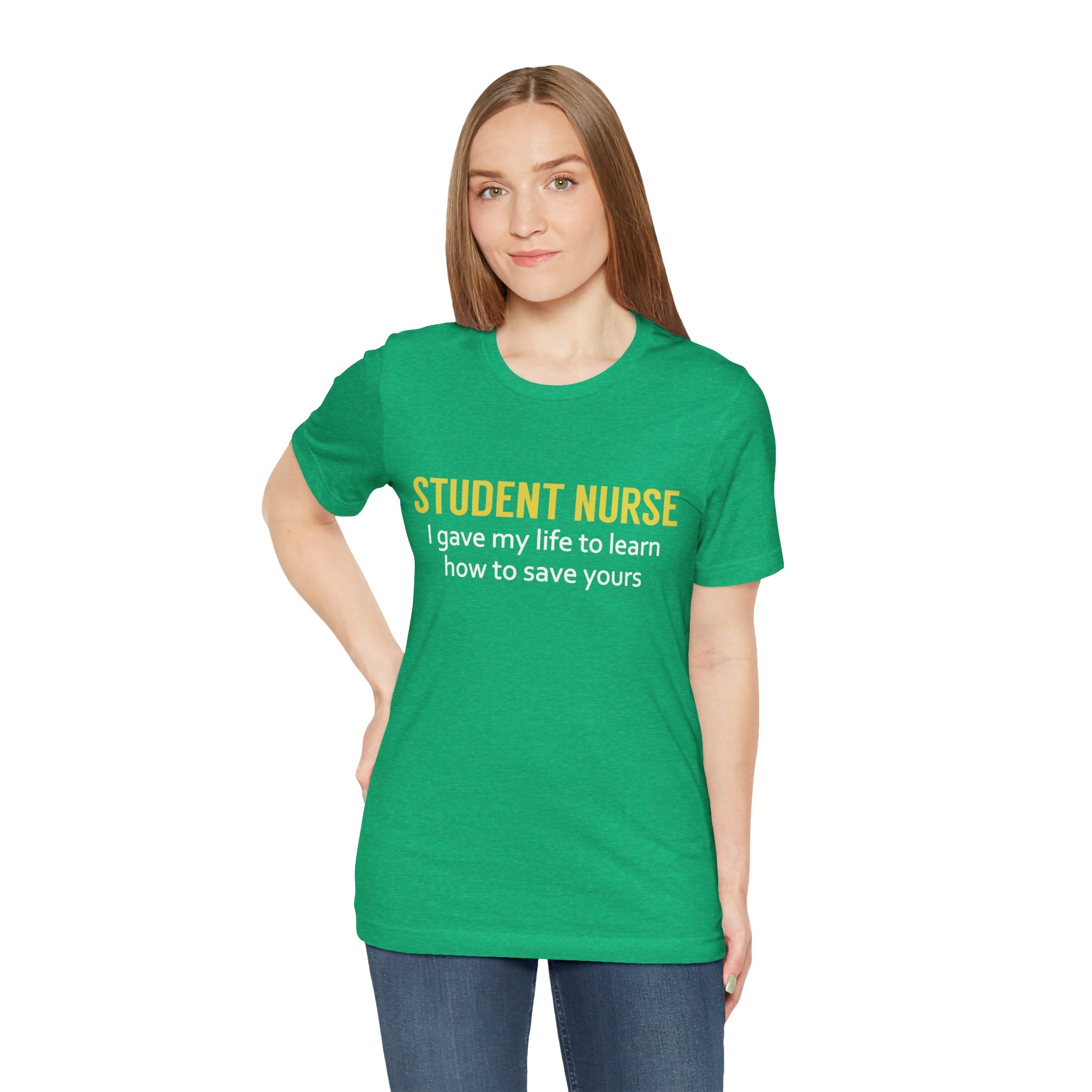 Tee-shirt unisexe infirmière étudiante 