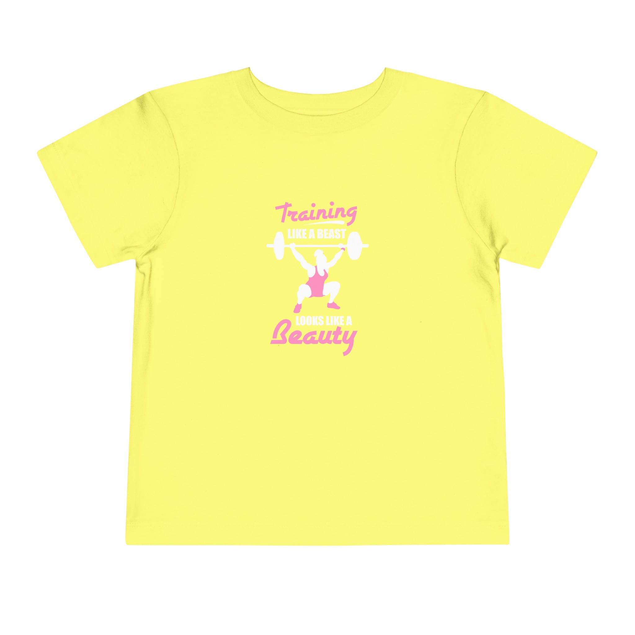 T-shirt pour tout-petits S'entraîner comme une bête 