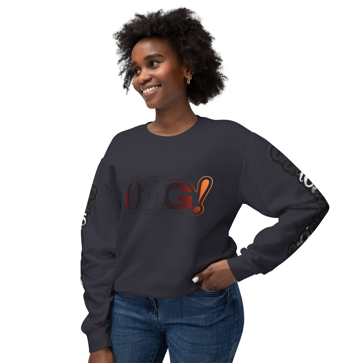 OMG! Lightweight Crewneck Sweatshirt