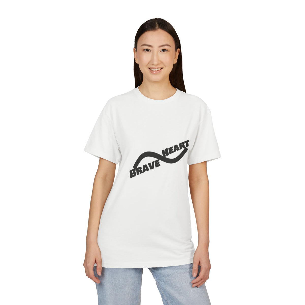 Brave Heart Unisex Sueded T-Shirt | Inspirational Graphic Tee, Casual Wear, Gift for Friends, Self-Love Reminder, Motivational Apparel