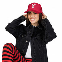 Vibrant Embroidered Foam Trucker,Adjustable Cap Printify