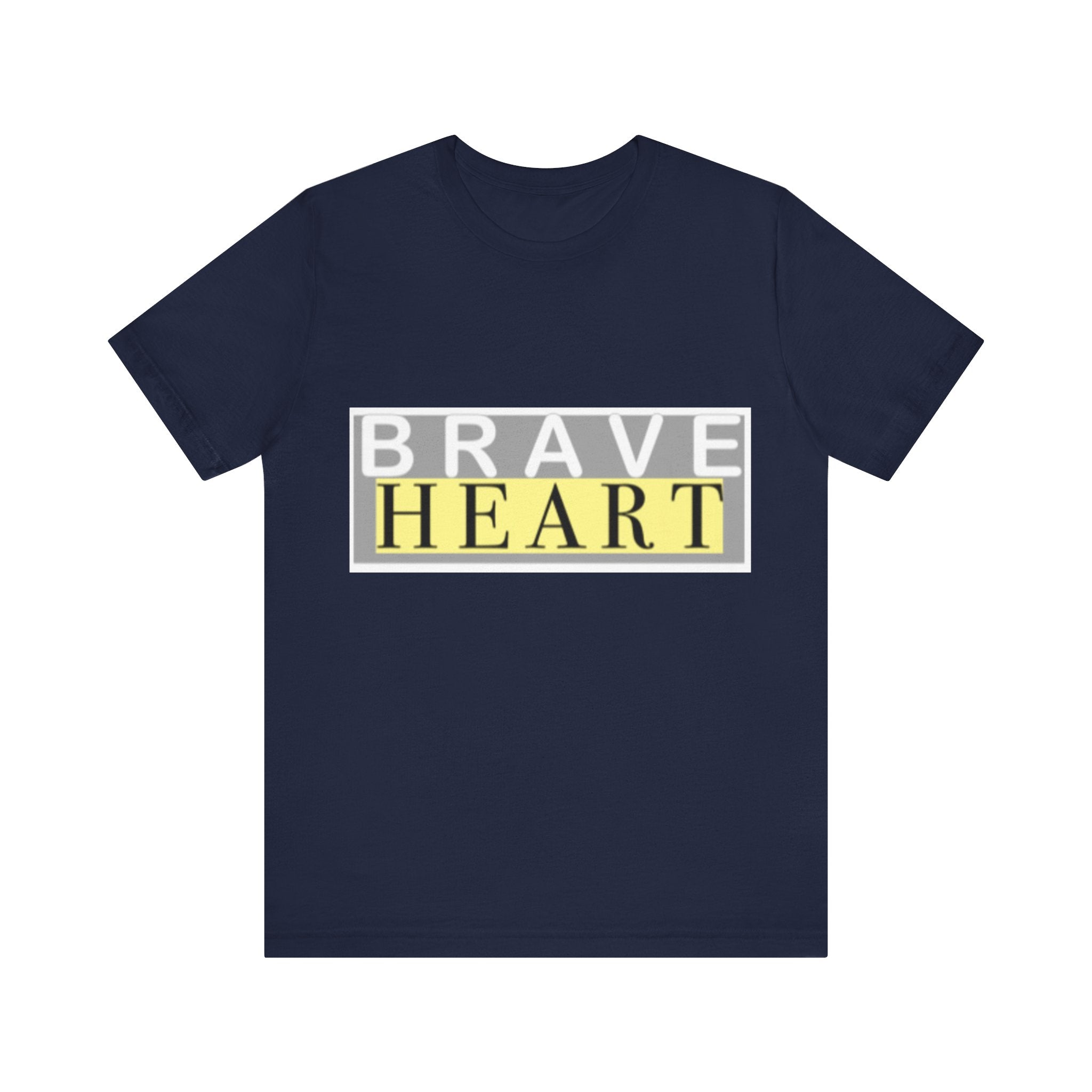 Brave Heart Unisex Tee, Inspirational T-Shirt, Gift for Champions, Casual Wear, Motivational Apparel
