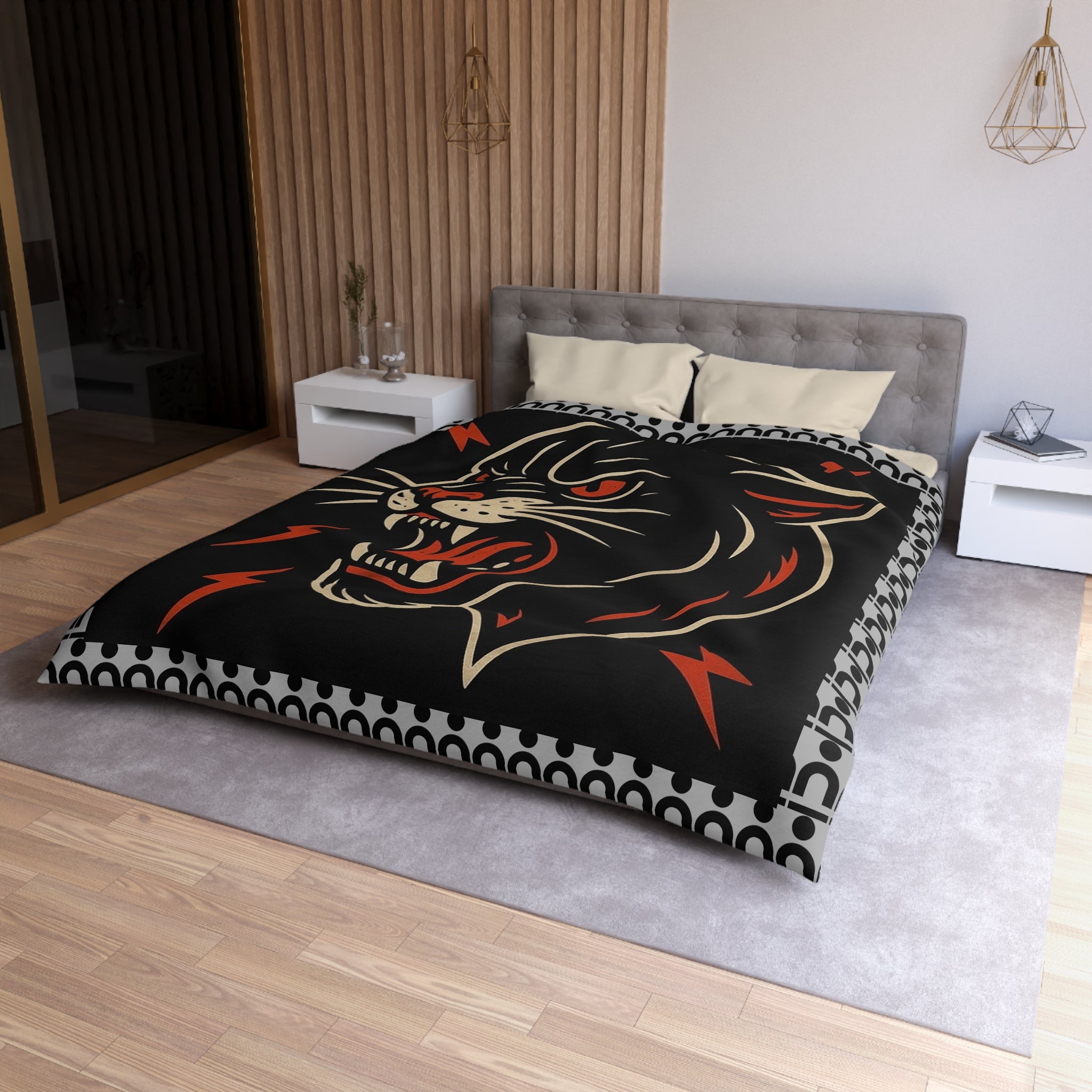 Duvet Cover - Crown Bed Design Printify