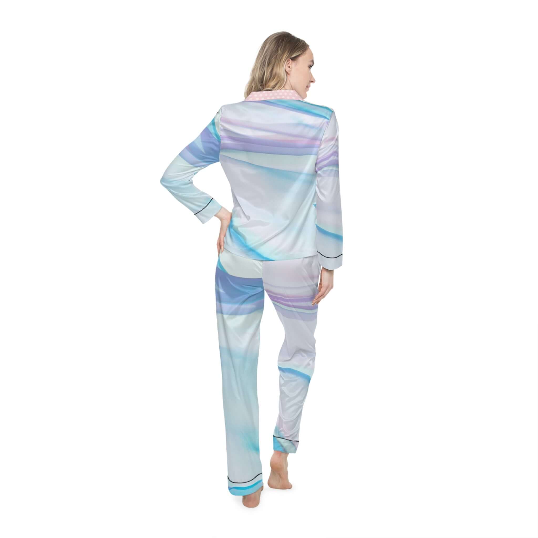 Women's Satin Pajamas (AOP) - RC’nSONS