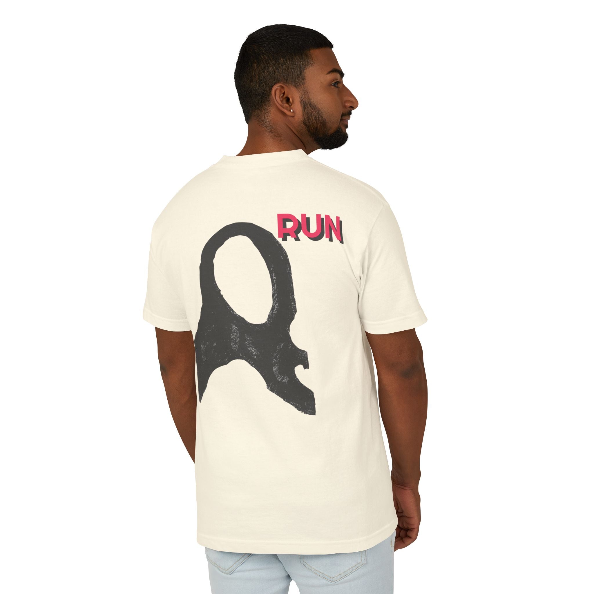 Casual Unisex Tee -  Run Graphic