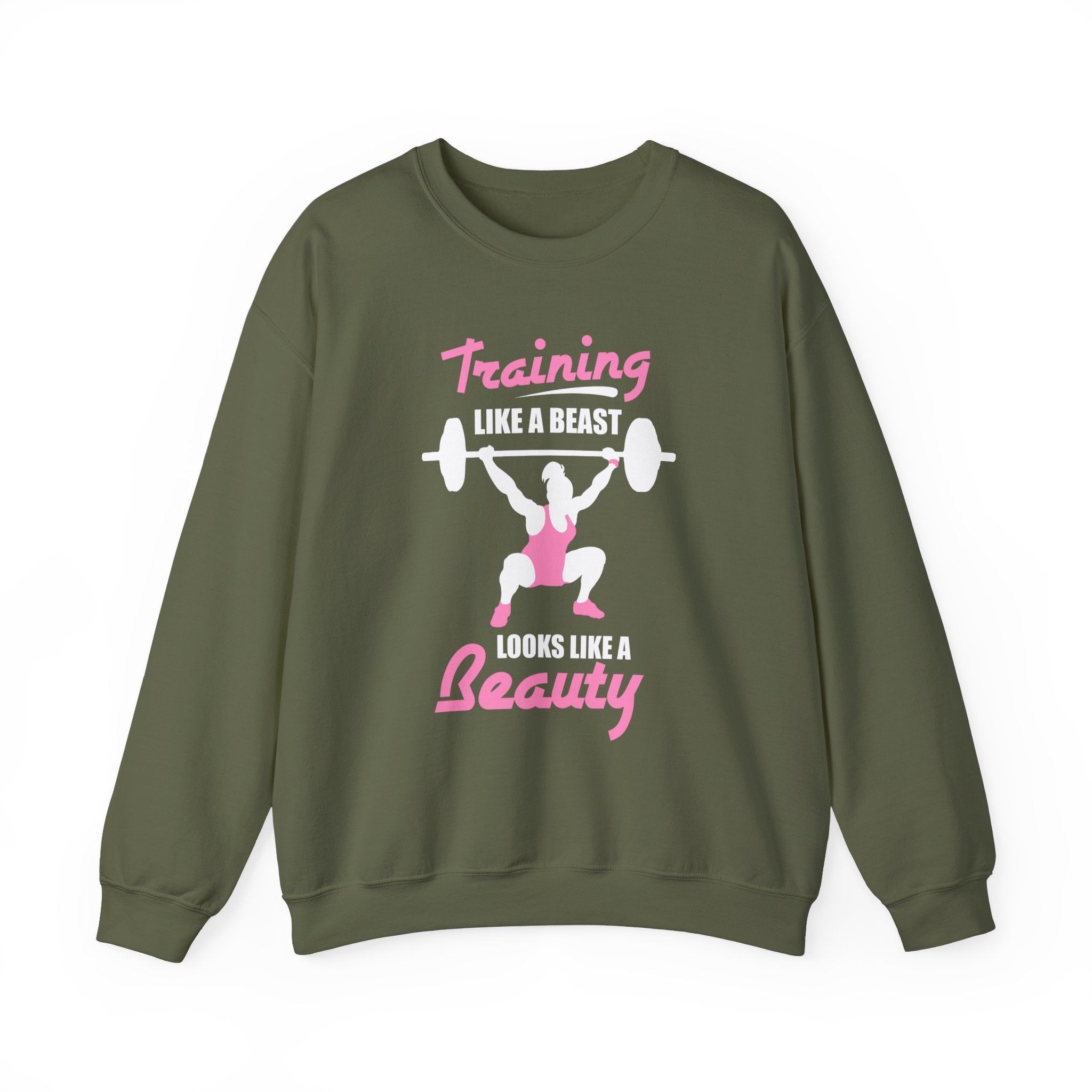 S’entraîner comme un sweat-shirt unisexe bête 