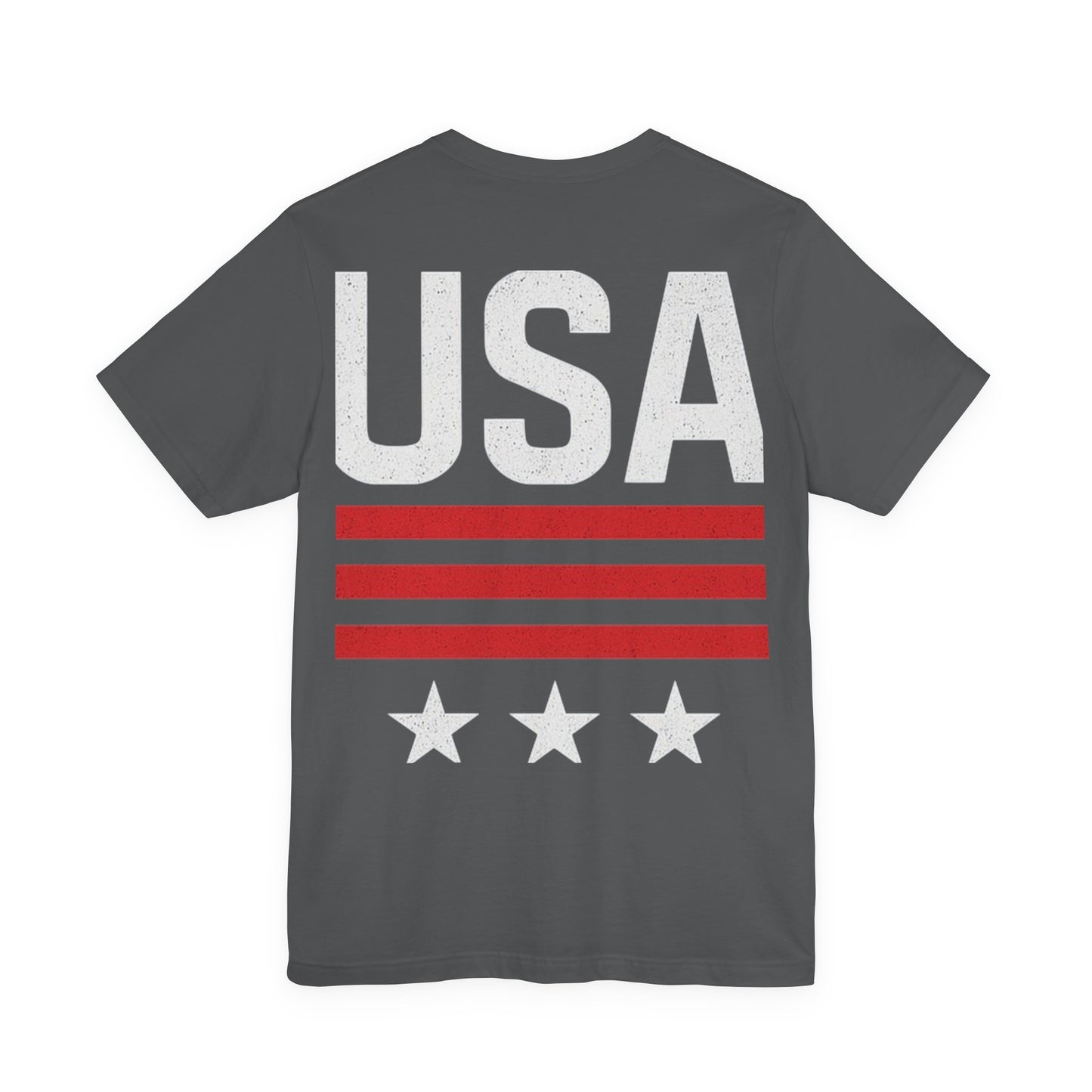 Patriotic USA Tee, Unisex Short Sleeve T-Shirt, July 4th Celebration Shirt, American Pride Apparel, Casual Summer Wear, Gift for Patriot