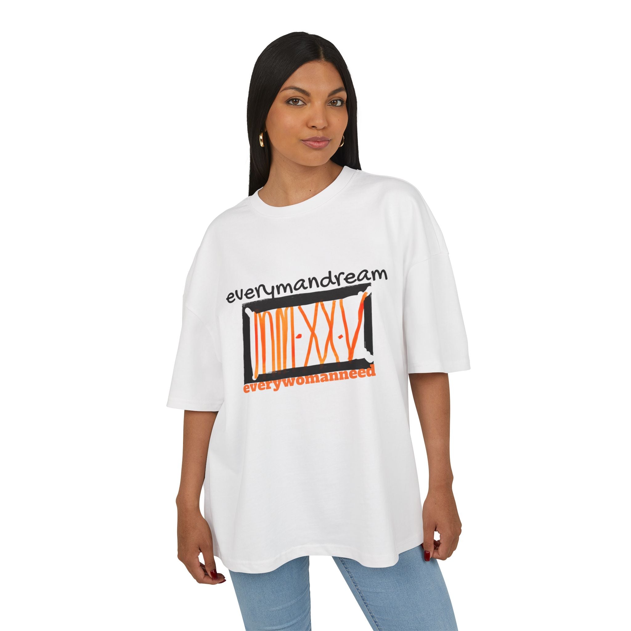 Everyman Dream Unisex Box Tee - Soft Cotton Graphic T-Shirt for Casual Style