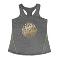 Racerback Sports Top - Happy Holiday Design